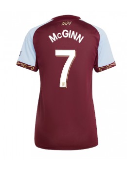 Aston Villa John McGinn #7 Replika Hemmakläder Dam 2025-26 Kortärmad